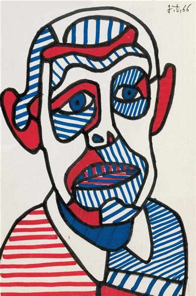 Self Portrait Ii Jean Dubuffet Wikiart Org