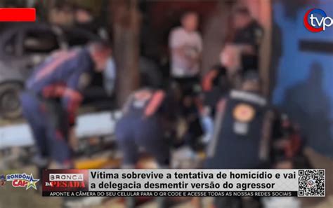 Vítima sobrevive a tentativa de homicídio e vai a delegacia desmentir