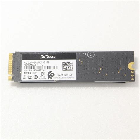 【中古】GAMMIX S5 M.2 2280 SSD AGAMMIXS5-1TT-C [2133039821228] - リコレ！|ビック ...