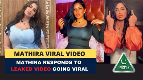 Mathira Responds To Leaked Video Going Viral INCPak