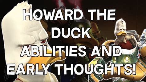 Howard The Duck Abilities And Early Thoughts Marvel Contest Of Champions Youtube