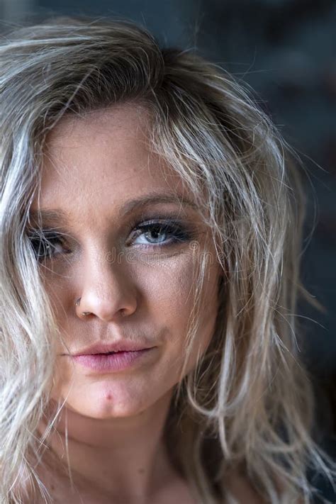 Gorgeous Blonde Model Poses Nude In A Home Environment Stock Photo Image Of Model Elegant