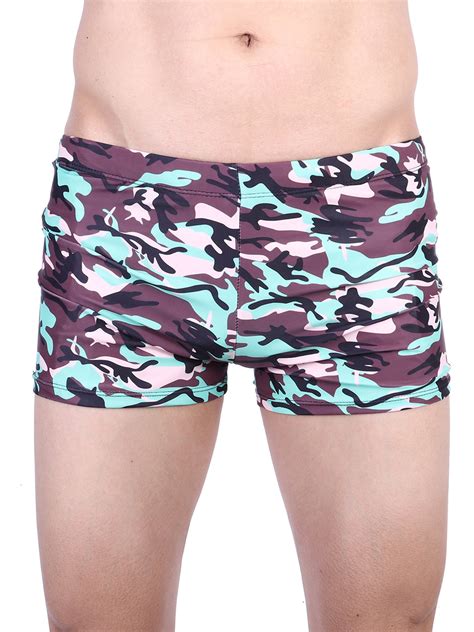 Dodoing Mens Quick Dry Swimwear Swim Trunks Compression Tight