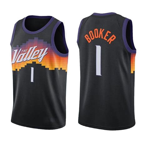 NBA Jersey Phoenix Suns Basketball DeAndre 22 Ayton Devin 1 Booker