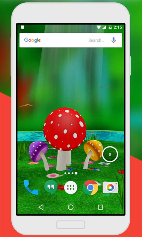 Mushroom & Butterfly 3D live wallpaper APK for Android - Download