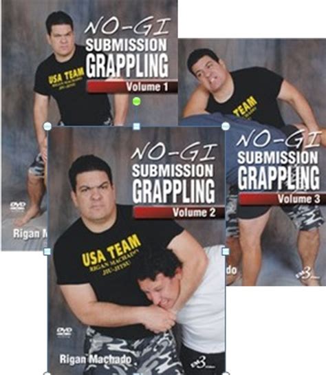 NO-GI SUBMISSION GRAPPLING Vols. 1–2–3 By Rigan Machado - EM3 Video - Masters Magazine