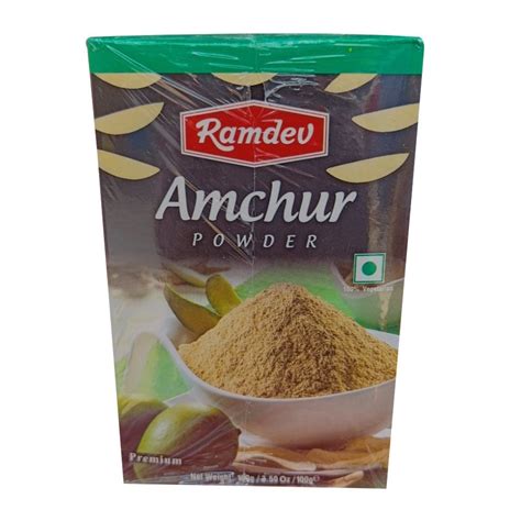 Dried Raw Mango Tangy Gm Ramdev Amchur Powder Packaging Type Box