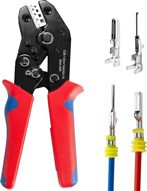 Wire Crimping Tool With Ratchet Amliber Ratchet Wire Crimper Tool For Open Barrel Terminal