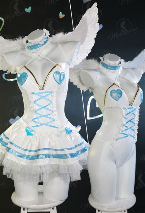 Women Stocking Derivative Sexy Lingerie Set V Neck Mesh Bodysuit And Skirt Cosplay Top