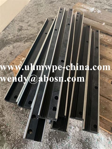 Chain Guide Slide Rail Profile With Steel UHMWPE Plastic Chain Guides