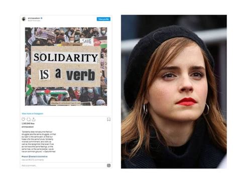 Film Stars Back Emma Watson On Palestinian Solidarity Post Iran Front Page