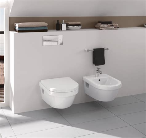 VILLEROY ET BOCH Pack WC Suspendu Architectura Ronde Sans Bride Avec