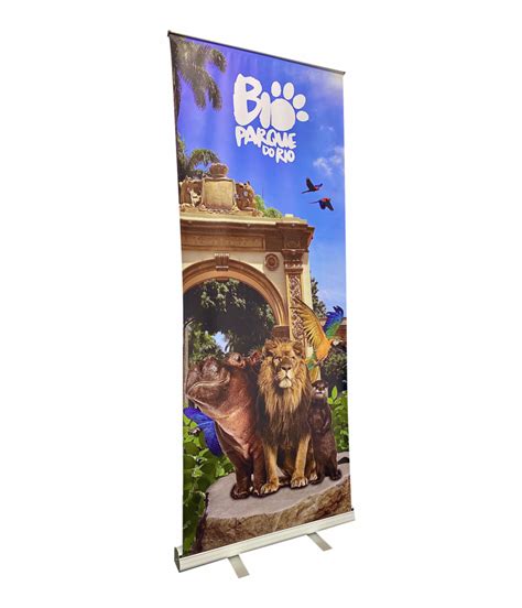 Banner Roll Up M X M Personalizado Loja Do Porta Banner