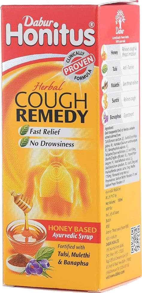 Buy Dabur Honitus Adulsa Cough Syrup 100ml Online And Get Upto 60 Off