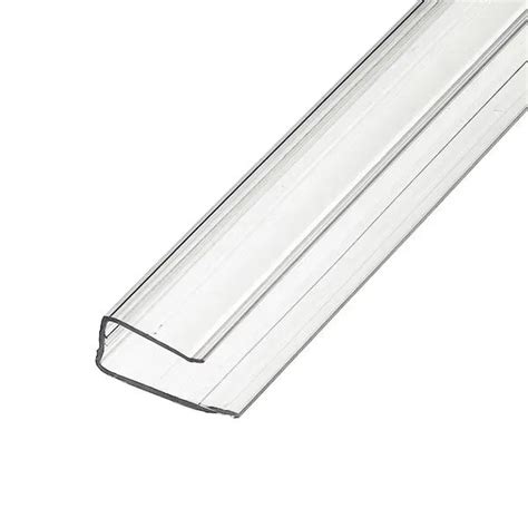 Торцевой профиль прозрачный для поликарбоната Terner Plast 2100 мм ...