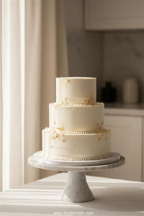 Simple Elegant Wedding Cake Recipe Timeless Design Easy And Delicious