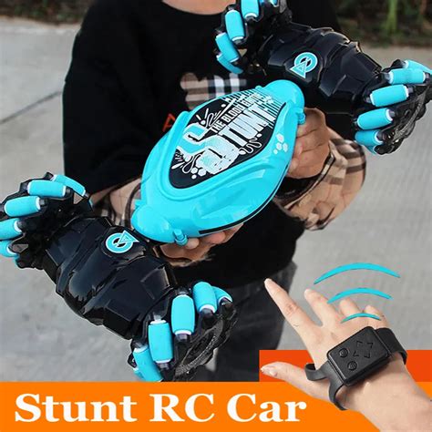 Stunning Stunts Unveiled: 4WD 1:16 RC Car With LED Light – Gesture ...