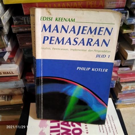 Jual Teori Manajemen Pemasaran Jilid Edisi Keenam Philip Kotler