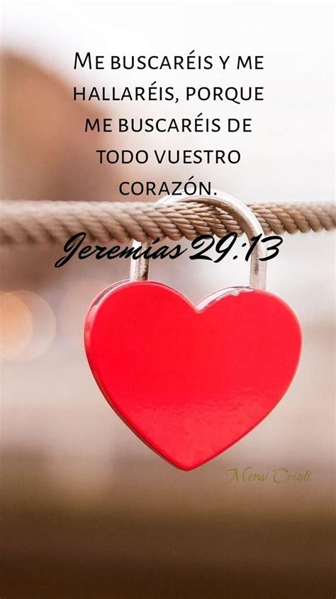 MENSAJES CRISTIANOS Jeremías 29 13 Dios es amor biblia Frases de