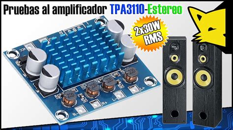 Modulo De Amplificaci N Tpa Estereo Xh A Lo Revisamos A