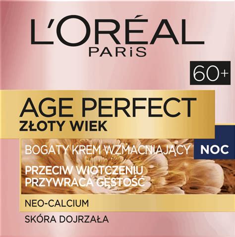 L ORÉAL PARIS Age Perfect Złoty Wiek bogaty krem wzmacniający na noc