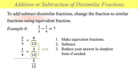 Adding And Subtracting Simple Fractions And Mixed Numbers Pptx