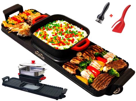 Buy Skaiva Electric Hot Pot With Grill In Multifunctional Indoor Grill With Hot Pot And