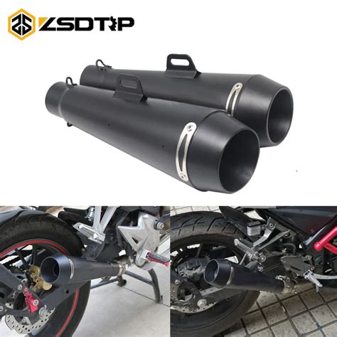 Zsdtrp Silenciador De Cano De Escape Universal Para Motocicletas 51mm