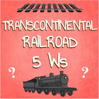 Transcontinental Railroad Ws H Worksheet By Storyboard That Tpt