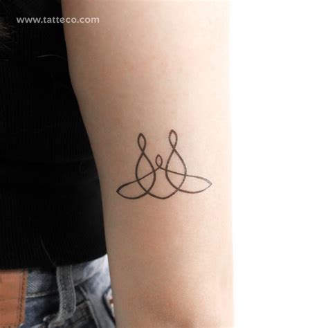 Family Unity Symbol Temporary Tattoo - Set of 3 – Tatteco