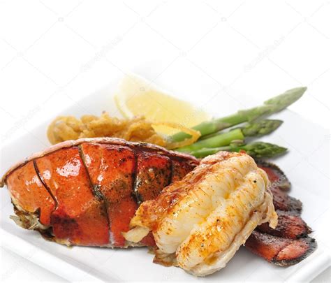 Grilled Lobster Tail — Stock Photo © svetas #8375258