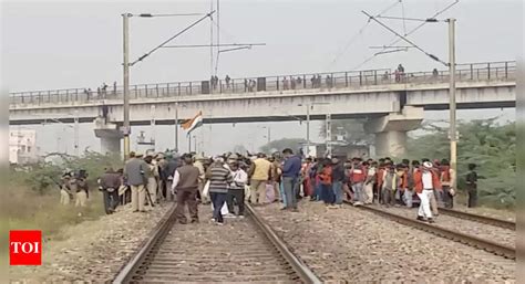 Aheria Protest Hits Train Services On Delhi Howrah Route In Uttar