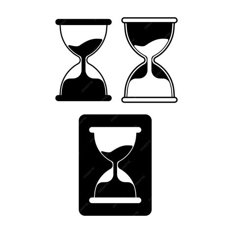 Premium Vector Vector Hourglass Icon