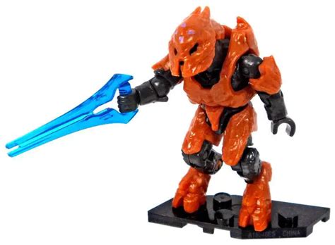 Mega Bloks Halo Foxtrot Series Orange Elite Zealot 2 Common Minifigure Loose Toywiz