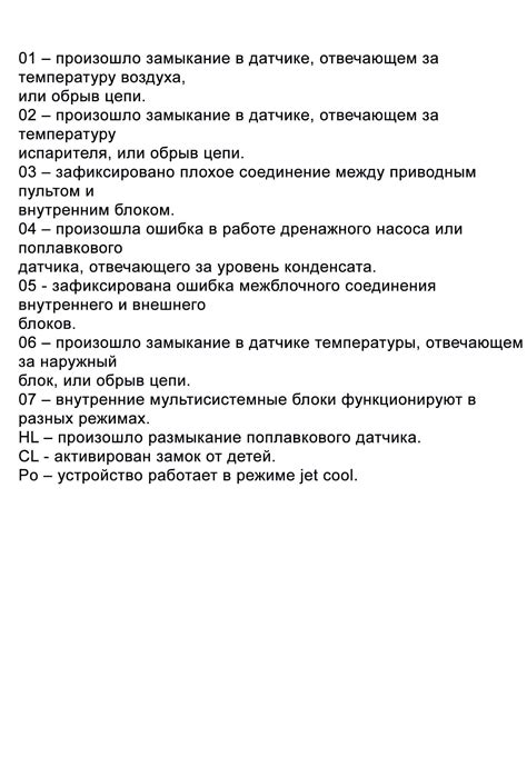 Коды ошибок всех сплит систем и кондиционеров