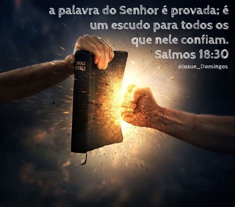 Palavra Do Senhor Resposta - Salmos 18:30 | Salmos, Palavras do senhor, Versículos