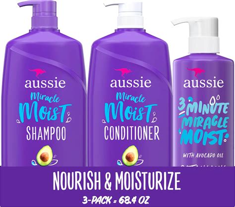 Amazon Aussie Miracle Moist Shampoo And Conditioner With Minute