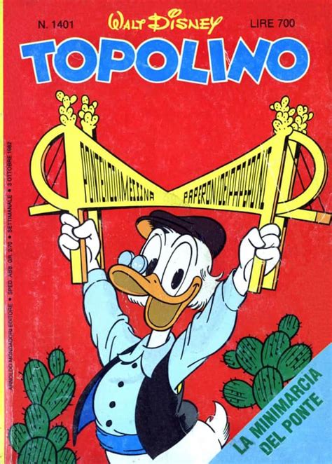 Il Fumetto Di Topolino Sul Ponte Sullo Stretto Di Messina Citato Da