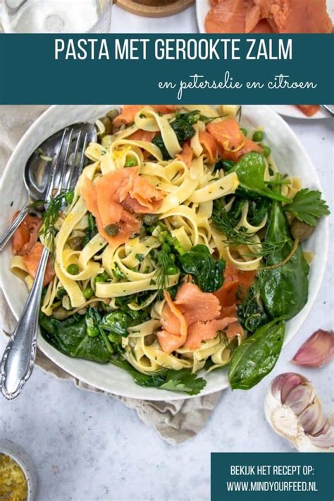 Pasta Met Gerookte Zalm En Gremolata Mind Your Feed