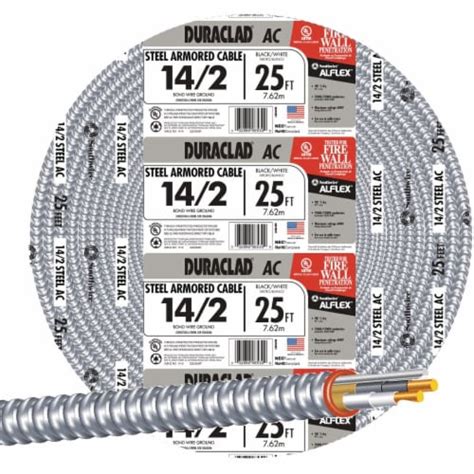 Southwire 25 Ft 142 Ac Armored Cable Electrical Wire 55278321 1 Kroger