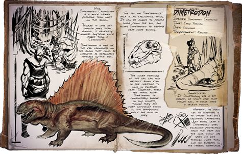 Ark Survival Evolved Dossiers Dimetrodon By Djdinojosh On Deviantart