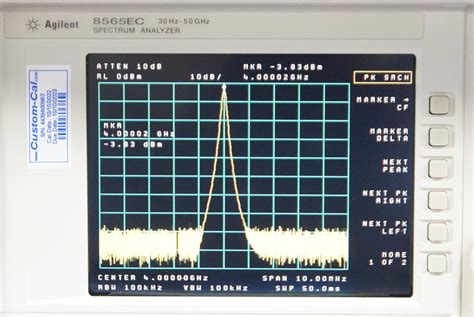 Agilent E4422B 250kHz To 4GHz ESG A Analog RF Signal Generator