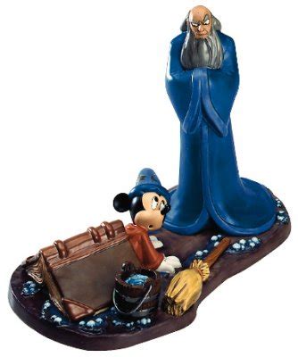 Oops Mickey Mouse Sorcerer S Apprentice And Yensid Figurine Walt