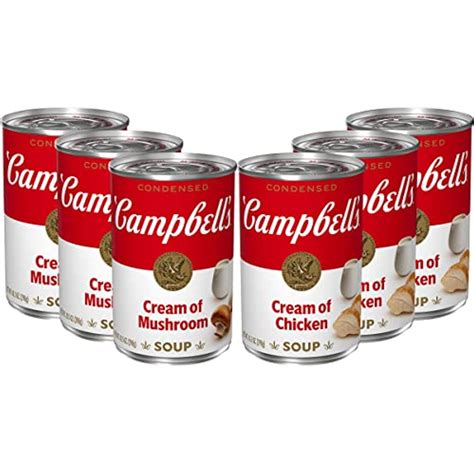 Campbells Condensed Cream Soup Variety Pack 10 5 Oz Can Pack Of 6