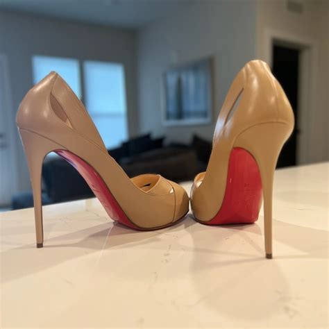 Christian Louboutin Shoes Christian Louboutin Nude Peep Toe