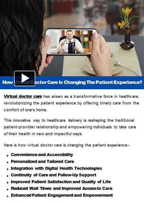 PPT How Virtual Doctor Care Is Changing The Patient Experience