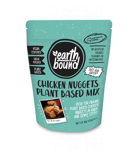 Earth Bound Vegan Chicken Nugget Mix 150g Earth Bound