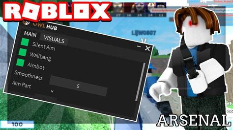 Roblox Owl Hub Script Arsenal Aimbot Silent Aim Youtube