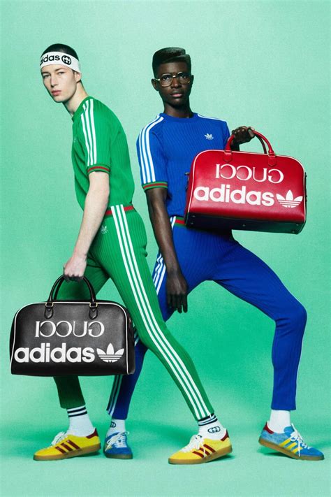 Adidas X Gucci Collection Collaboration Lookbook Men