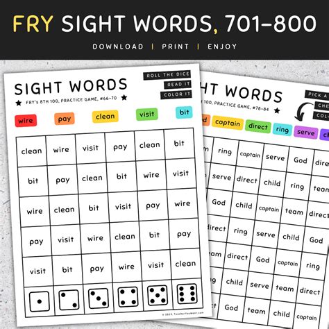 Fry Sight Words Coloring Sheets Color By Code Back To School 8th 100